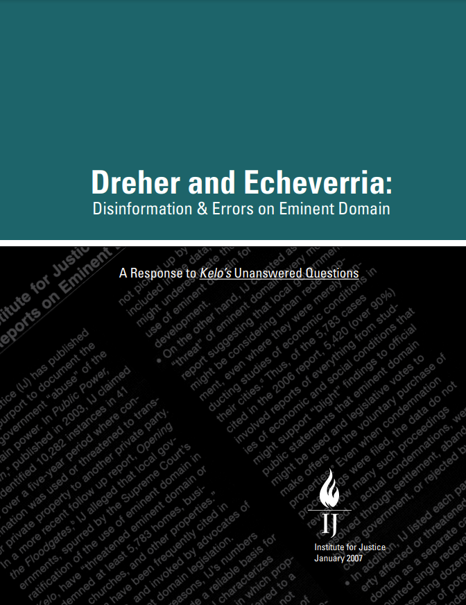 Dreher and Echeverria