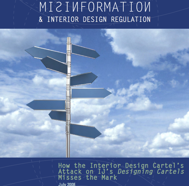 Misinformation & Interior Design Regulation - Institute for Justice