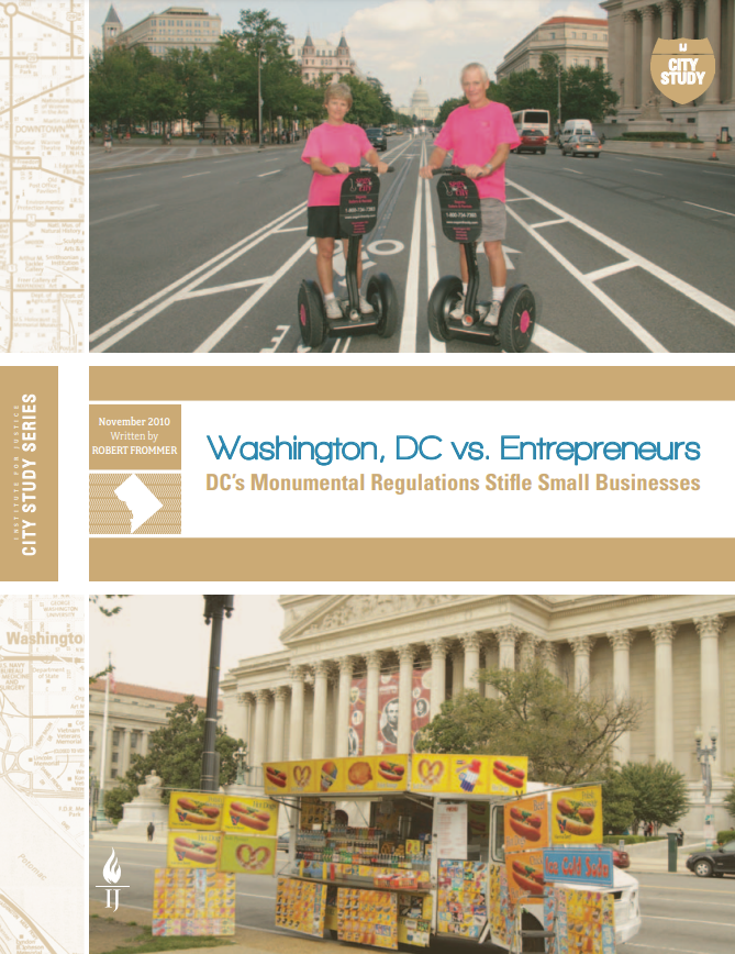 Washington, DC vs. Entrepreneurs