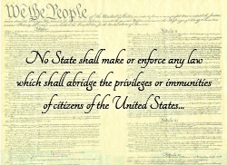 14th Amendment of the United States Constitution.