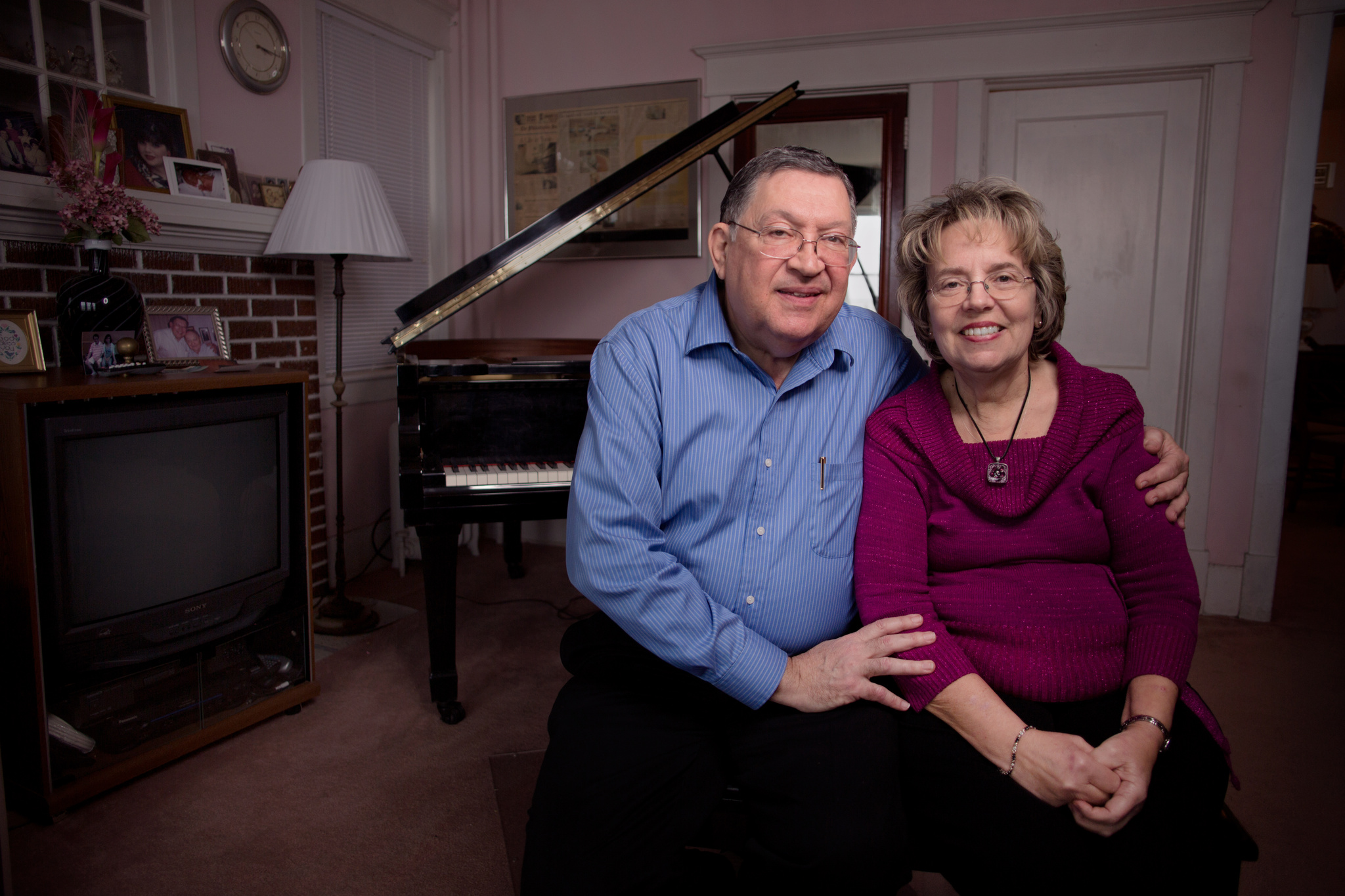 Charlie and Cindy Birnbaum sit in their Atlantic City home. Today, the New Jersey court of appeals ruled the Casino Reinvestment Development Authority, a government agency, could not take their home for real estate speculation.