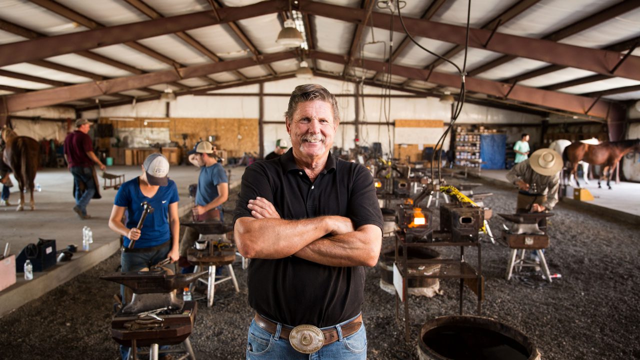 California threatened to shut down Bob Smith's Pacific Coast Horseshoeing School for teaching students without high school degrees.
