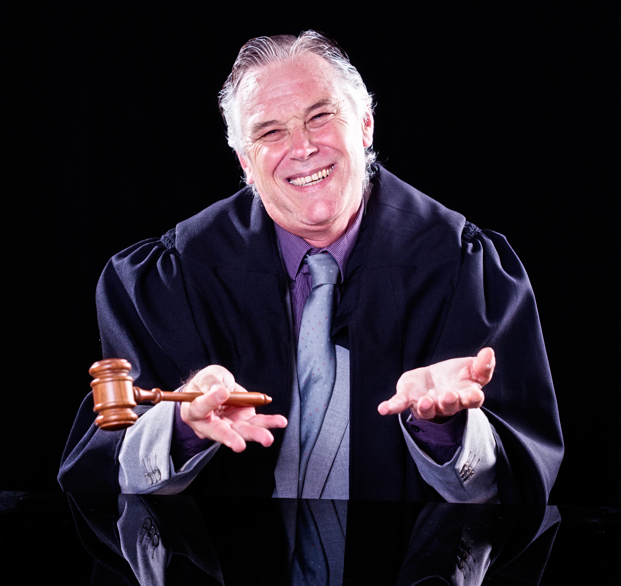 Judge laughs and gestures, shrugging - Institute for Justice