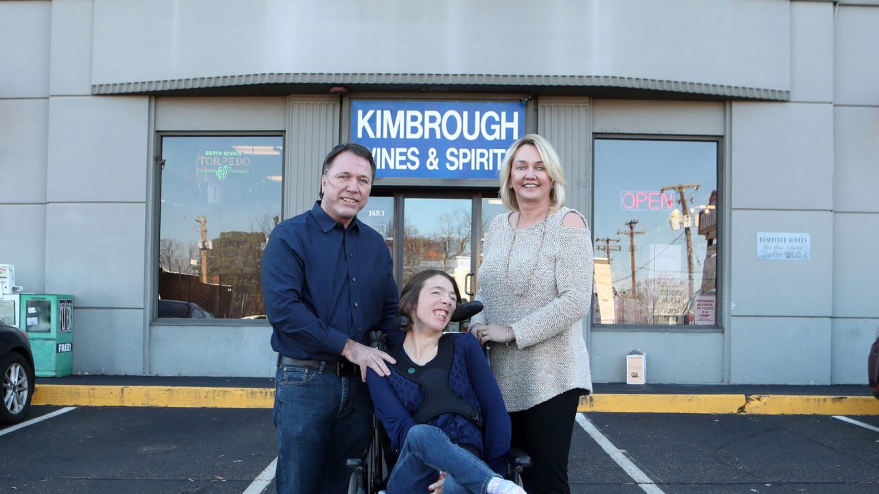 Doug Ketchum outside of his Memphis liquor store, Kimbrough Wine & Spirits. (Photo by Karen Pulfer Focht)
