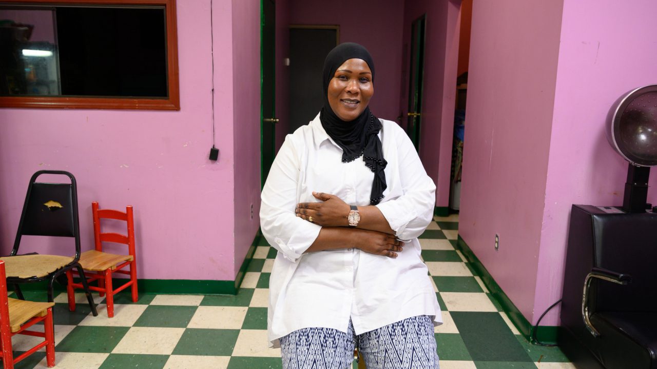 Natu Bah is a mother and hair braider who intervened in court to defend Tennessee's Education Savings Account Program.