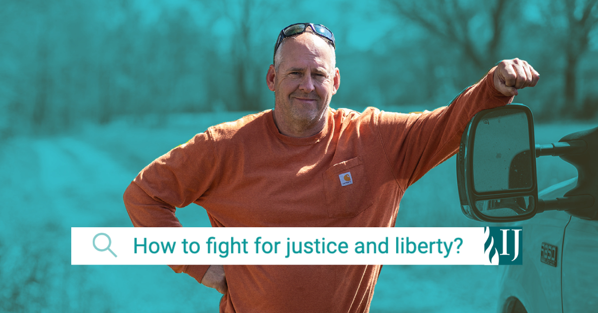 Terry Rains Support IJ: TN Open Fields - Institute for Justice