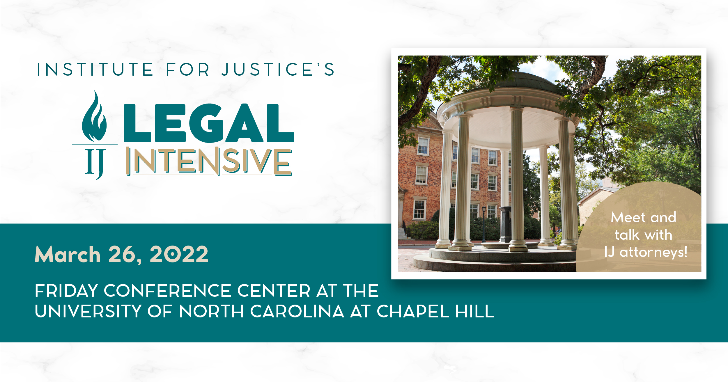Register Here by Monday, 7th: Spring 2022 Legal Intensive - Institute Justice