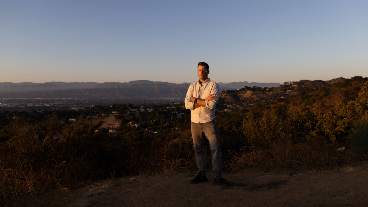 Ryan Crownholm is the founder of MySitePlan.com, which creates informal maps of customers' property using public information. California ordered him to shut down.