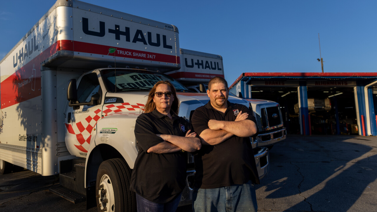 IJ clients Marie Dougherty and Jeremy Sark teamed up with IJ after the city of Mauldin, South Carolina, amended its zoning code to force out their U-Haul business at the behest of a developer who didn’t like how it looked. Now Marie and Jeremy are free to run their business.