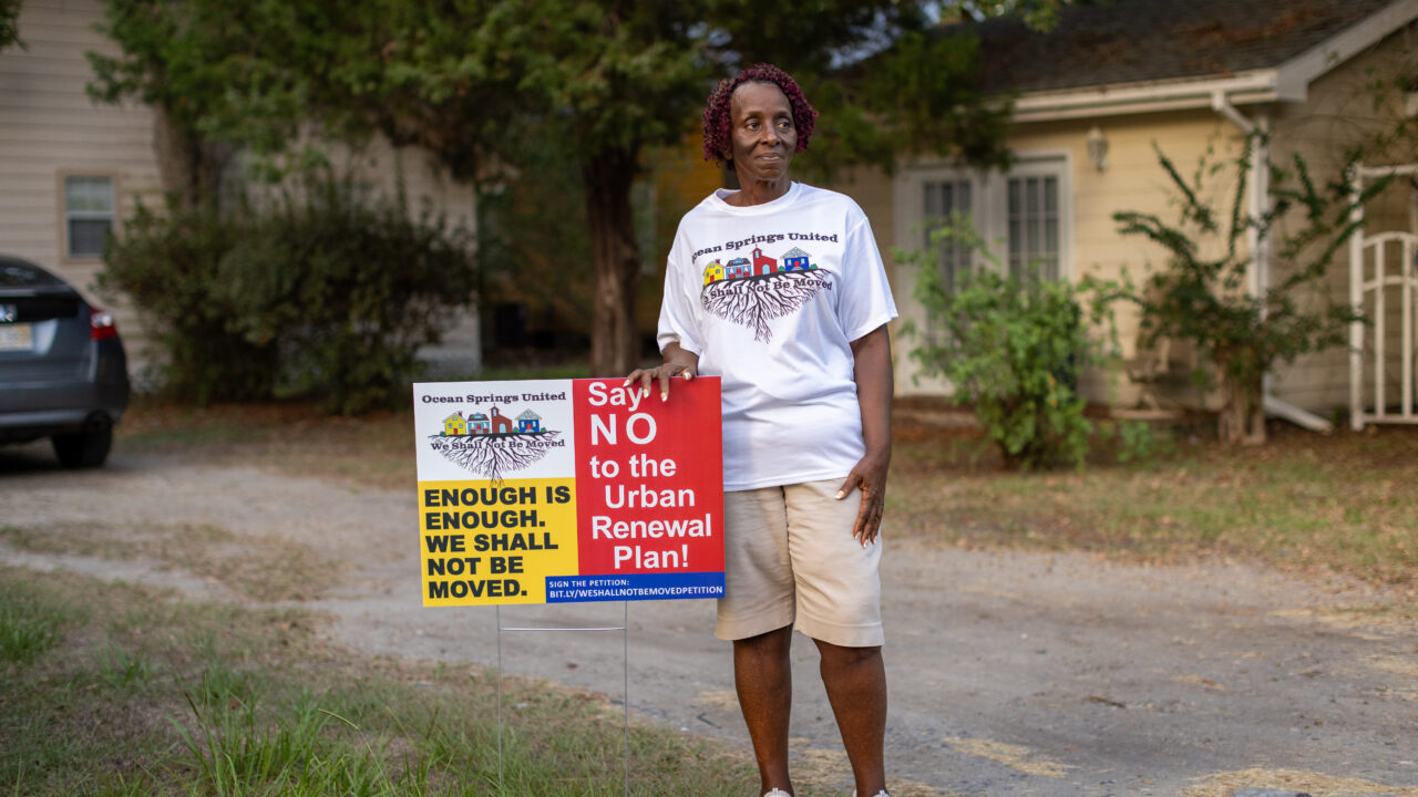 Cynthia Fisher owns homes Ocean Springs declared blighted.