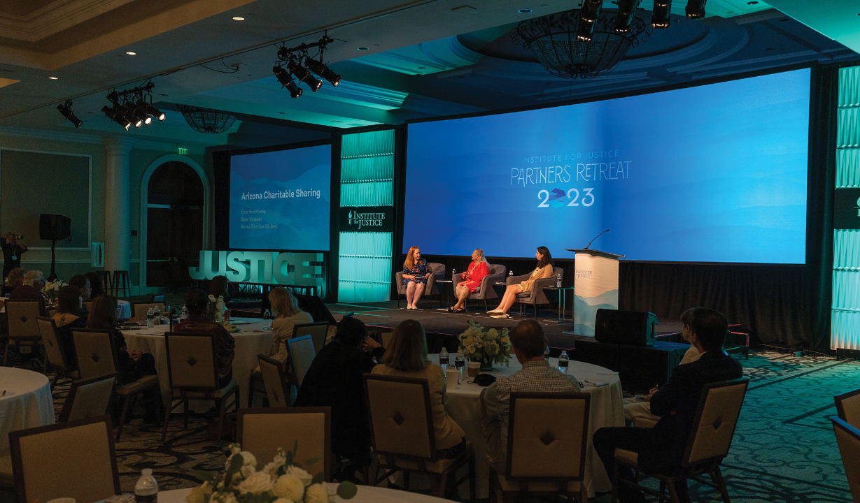 Hundreds of IJ supporters, clients, and staff gathered in Southern California to discuss IJ’s accomplishments and the road ahead.