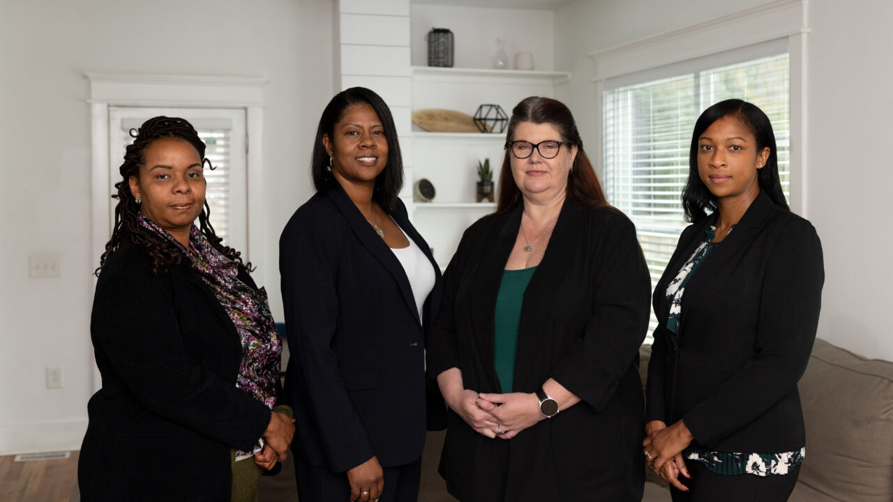 North Carolina Justice for All Project and paralegals Morag Black and Shawana Almendarez want to help low-income North Carolinians fill out common court forms, but the state bars them from providing even simple legal advice.