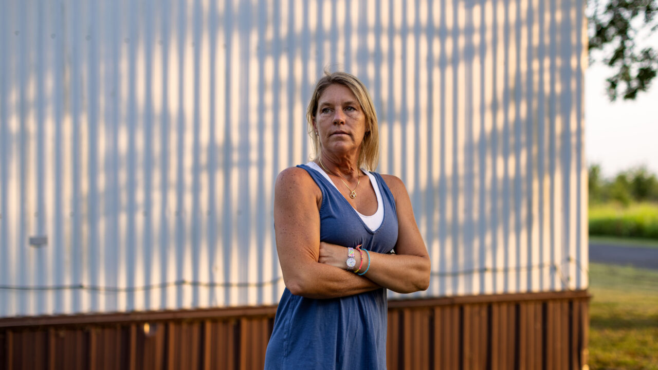 Melisa Robinson won a court verdict for damages caused when Okay, Oklahoma, installed sewer pipes without permission, but the town refuses to pay.