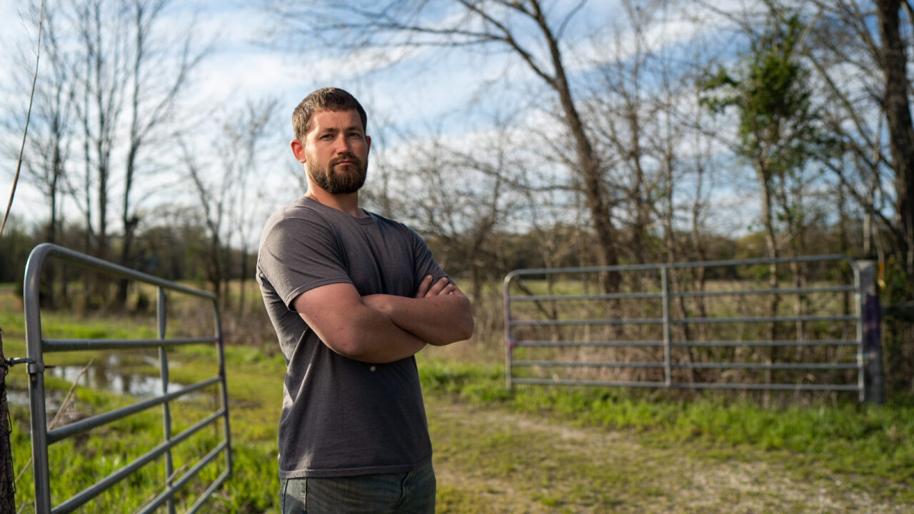 Hunter Hollingsworth joined with IJ to challenge warrantless surveillance of his land in rural Tennessee, where he hunts, fishes, and grows crops.