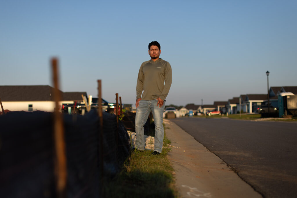 construction worker on lot