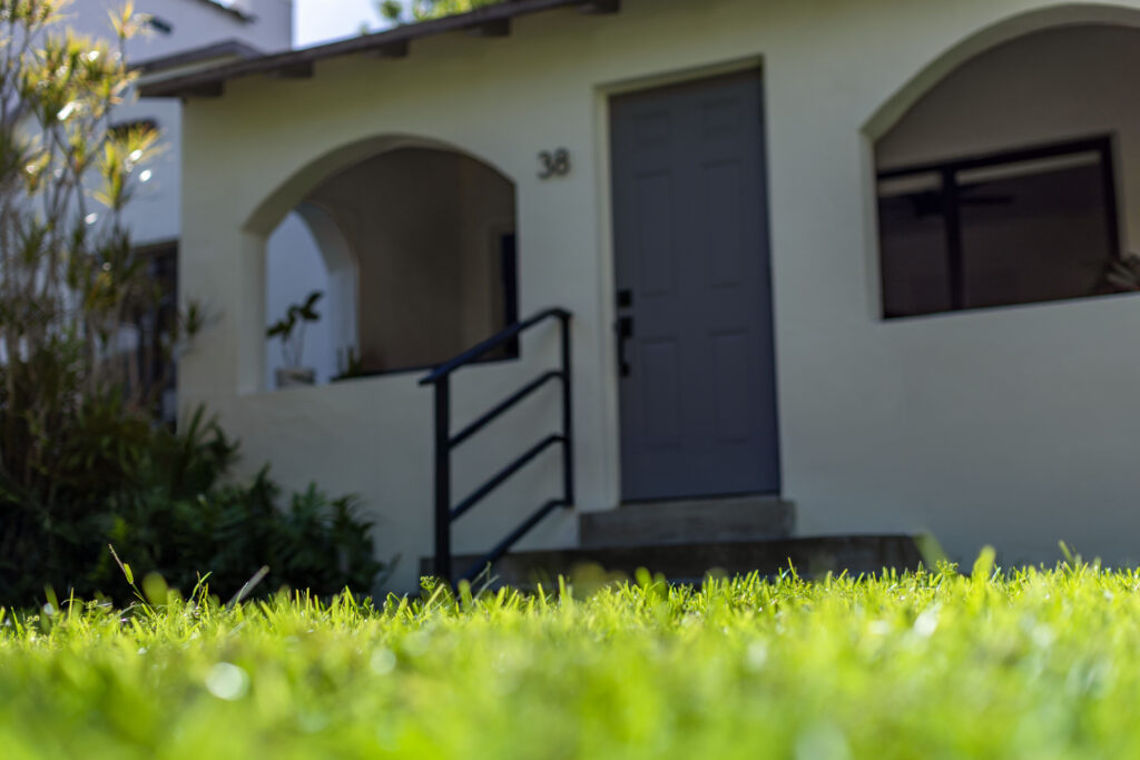 A photo of Chad's house.