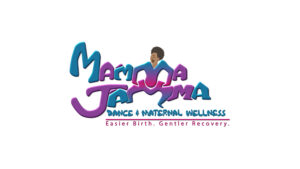 Mamma Jamma Dance & Maternal Wellness logo with tagline Easier Birth, Gentler Recovery